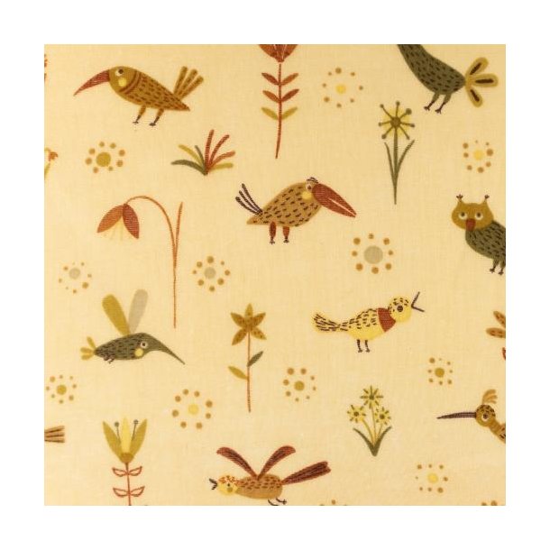 Double Gauze Forest Animal, Light yellow